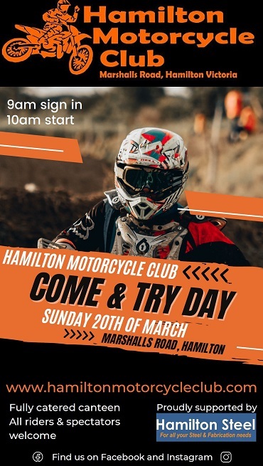 2022 HMCC poster Come and Try Day 20th March_sm2