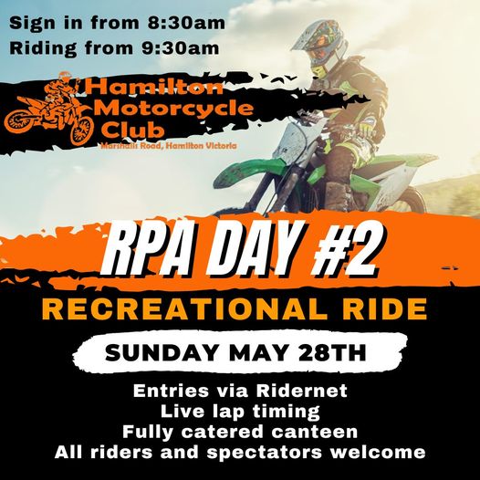 2023 Recreational Ride Day 2 poster